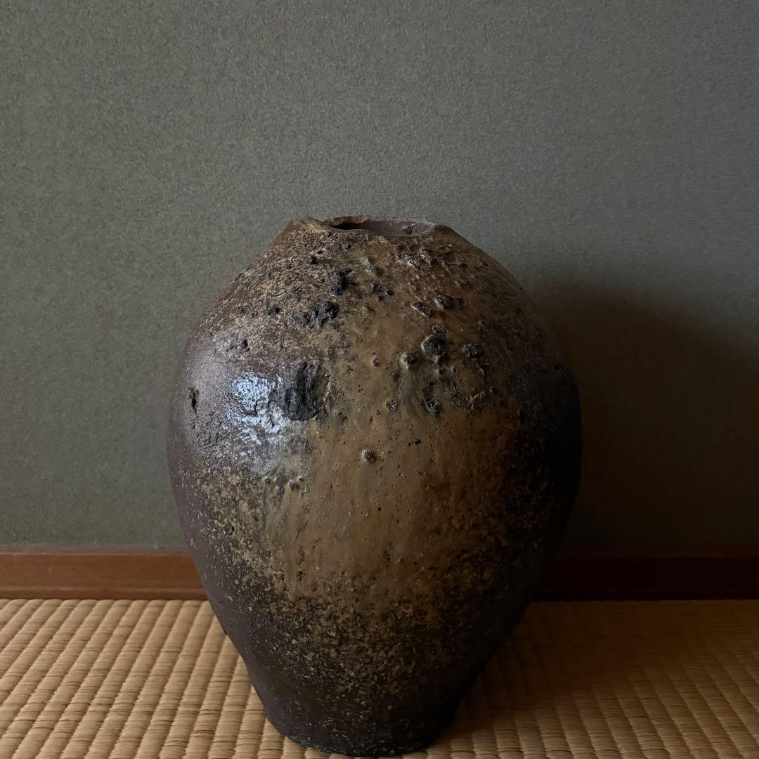 古常滑 壺 大壺 桃山時代 自然釉 古美術 骨董 古信楽 古丹波 古備前 古瀬戸