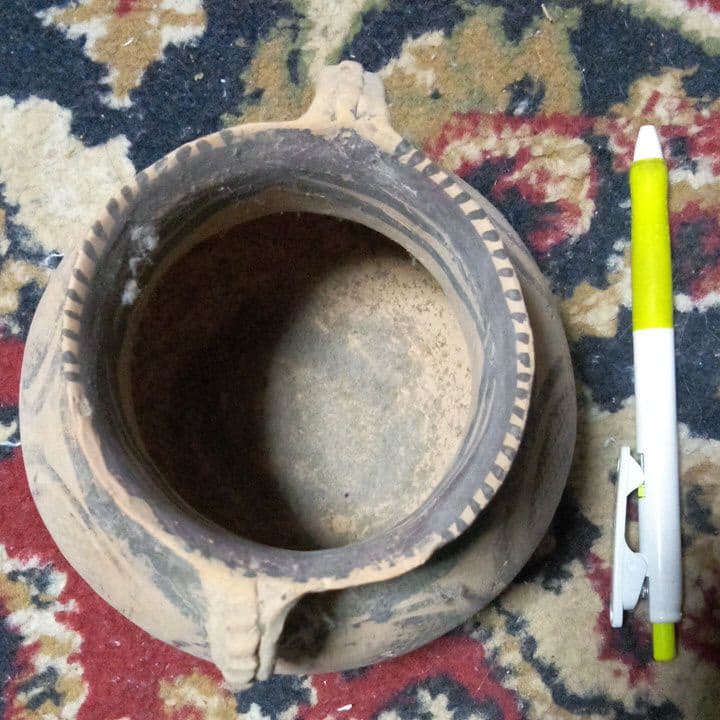 中国陶磁器　彩飾土器　発掘品