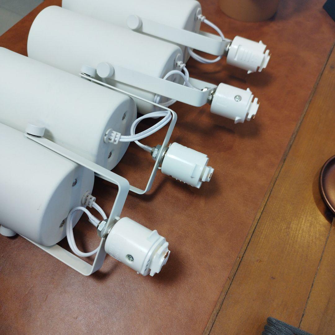 無印　システムライト本体＆LEDスポットライト4個（電球つき）