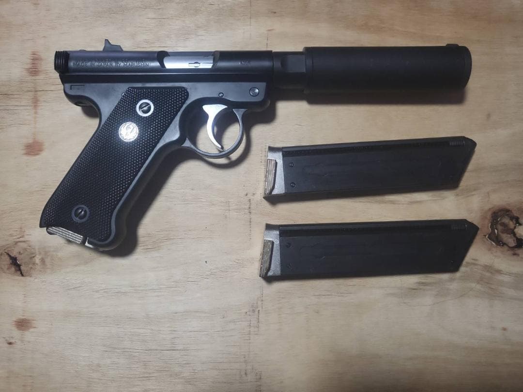 映画 暗殺者 仕様 ルガー Mk1カスタムサプレッサースタームルガーサイレンサー