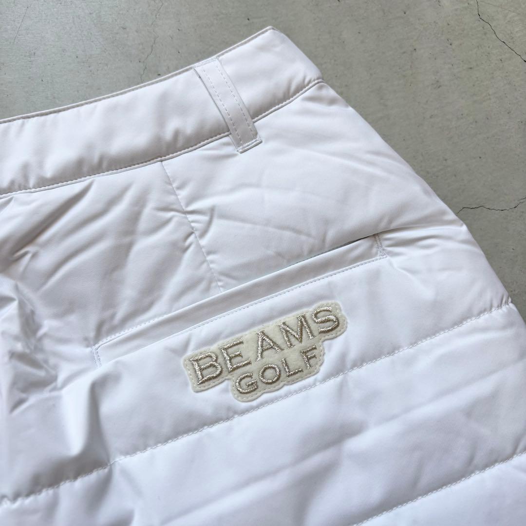 【極美品】BEAMS GOLF ビームスゴルフ パテッド 撥水スカート 中綿蓄熱