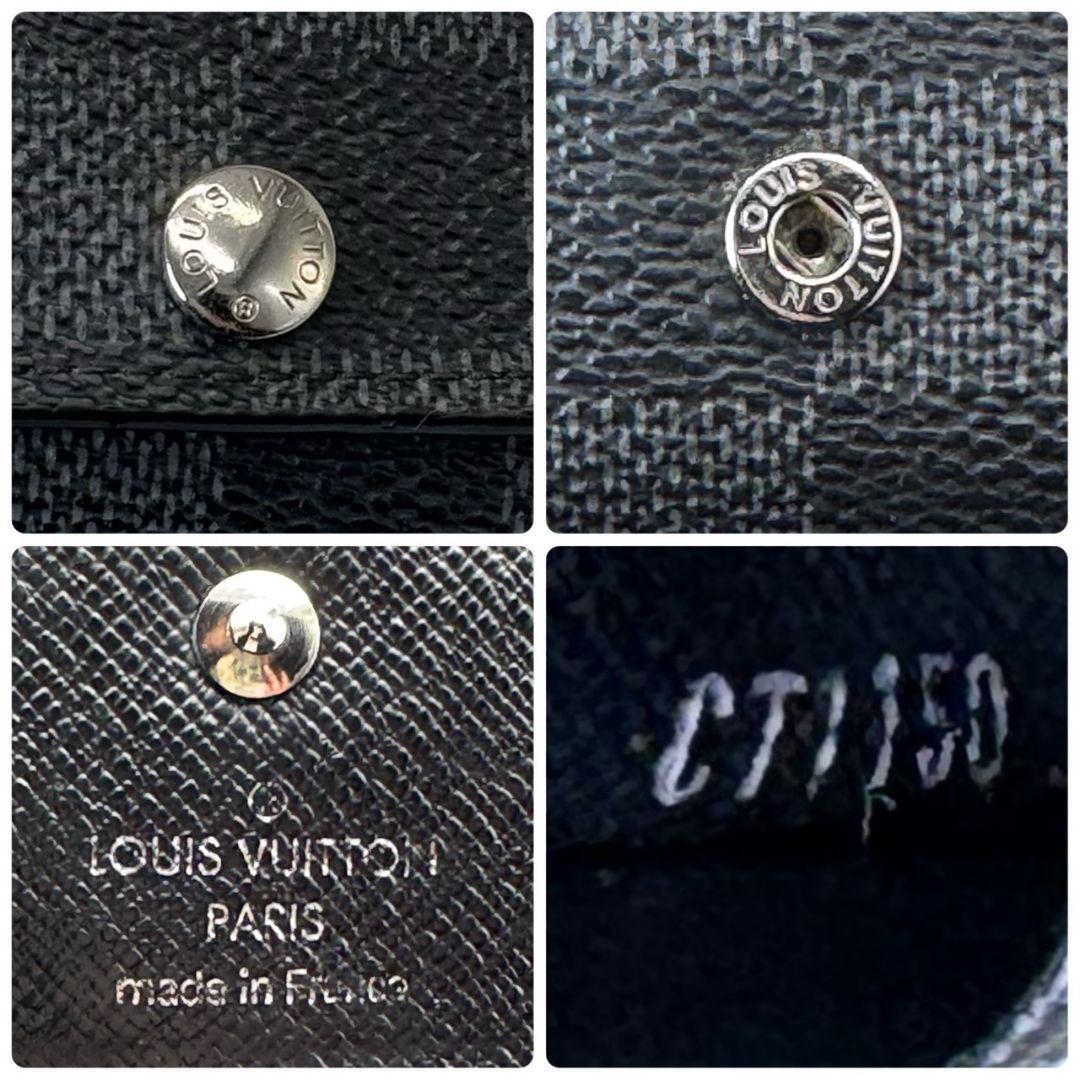 ルイヴィトン ダミエグラフィット ミュルティクレ6 キーケース 6連 鍵 黒