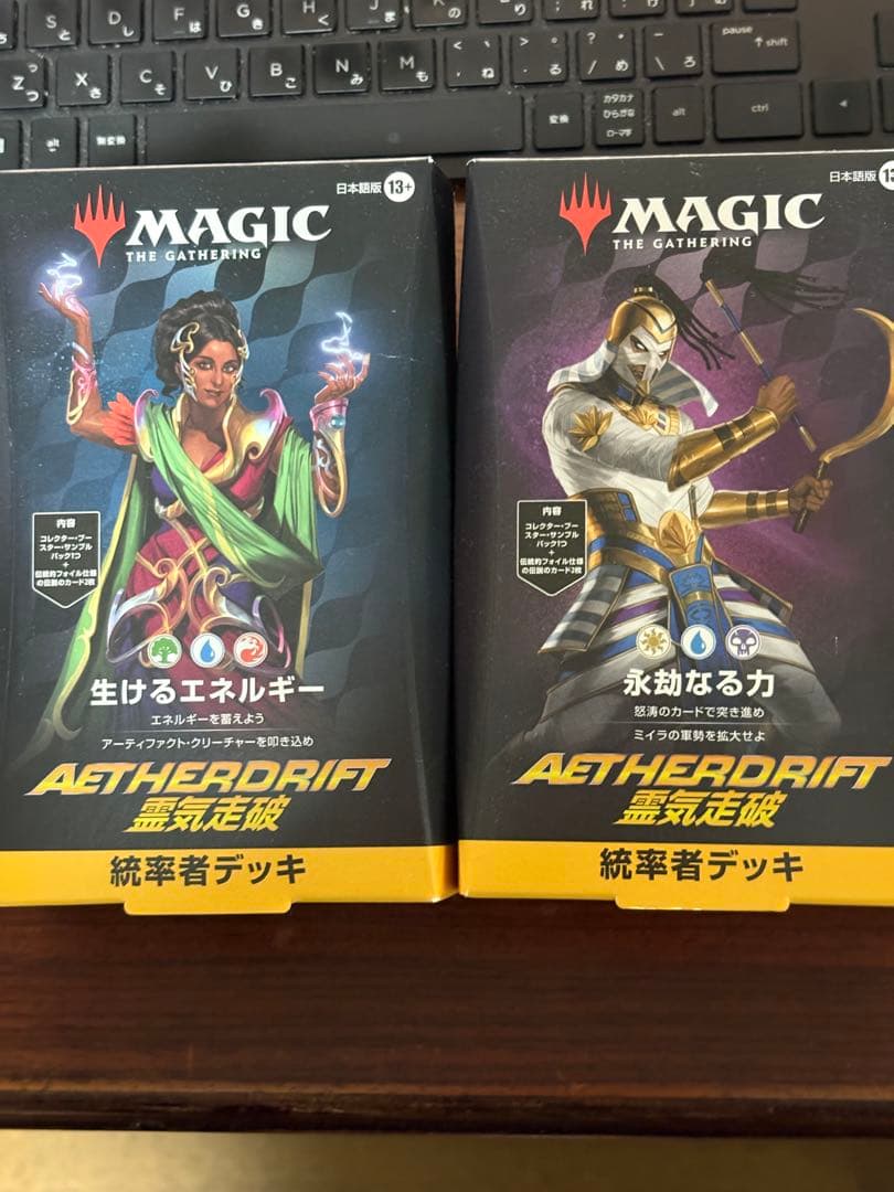 MTG 霊気走破　統率者デッキ2個セット　生けるエネルギー　永劫なる力