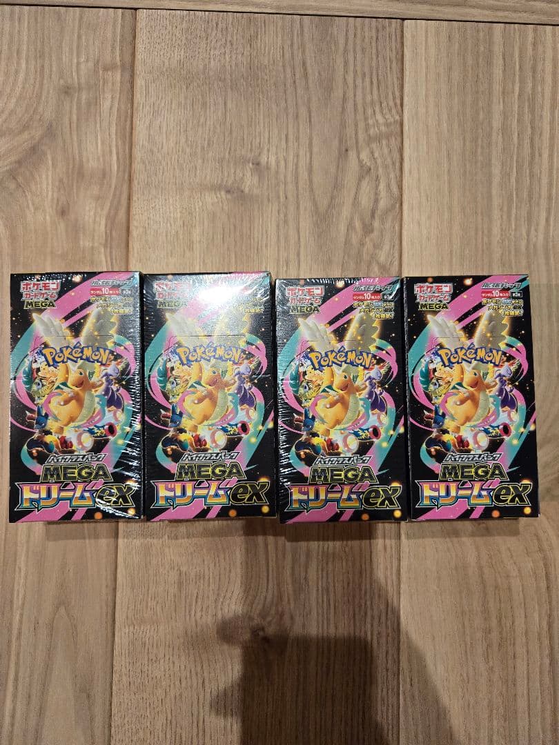 ポケモンカード MEGAハイクラスパック ドリームex 4BOX