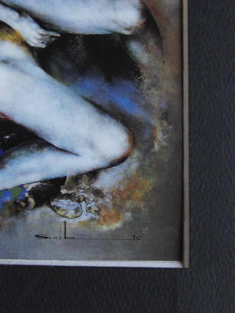 堺幹夫、【煌（きらめき）】、希少な額装用画集より、厳選、新品額装、マット額装付