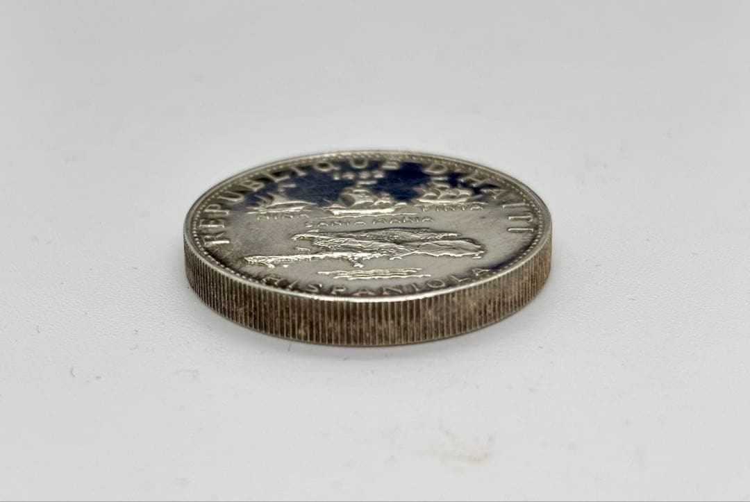 #ハイチ共和国　25.10.5グルード銀貨セット　専用ケース付き