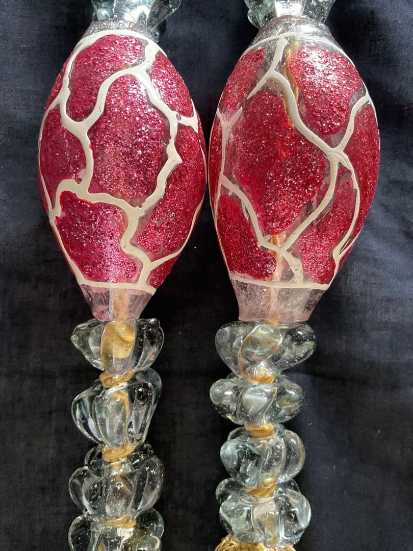 ヴィンテージ！シリア「ガラスサンキャッチャー」大きな首飾