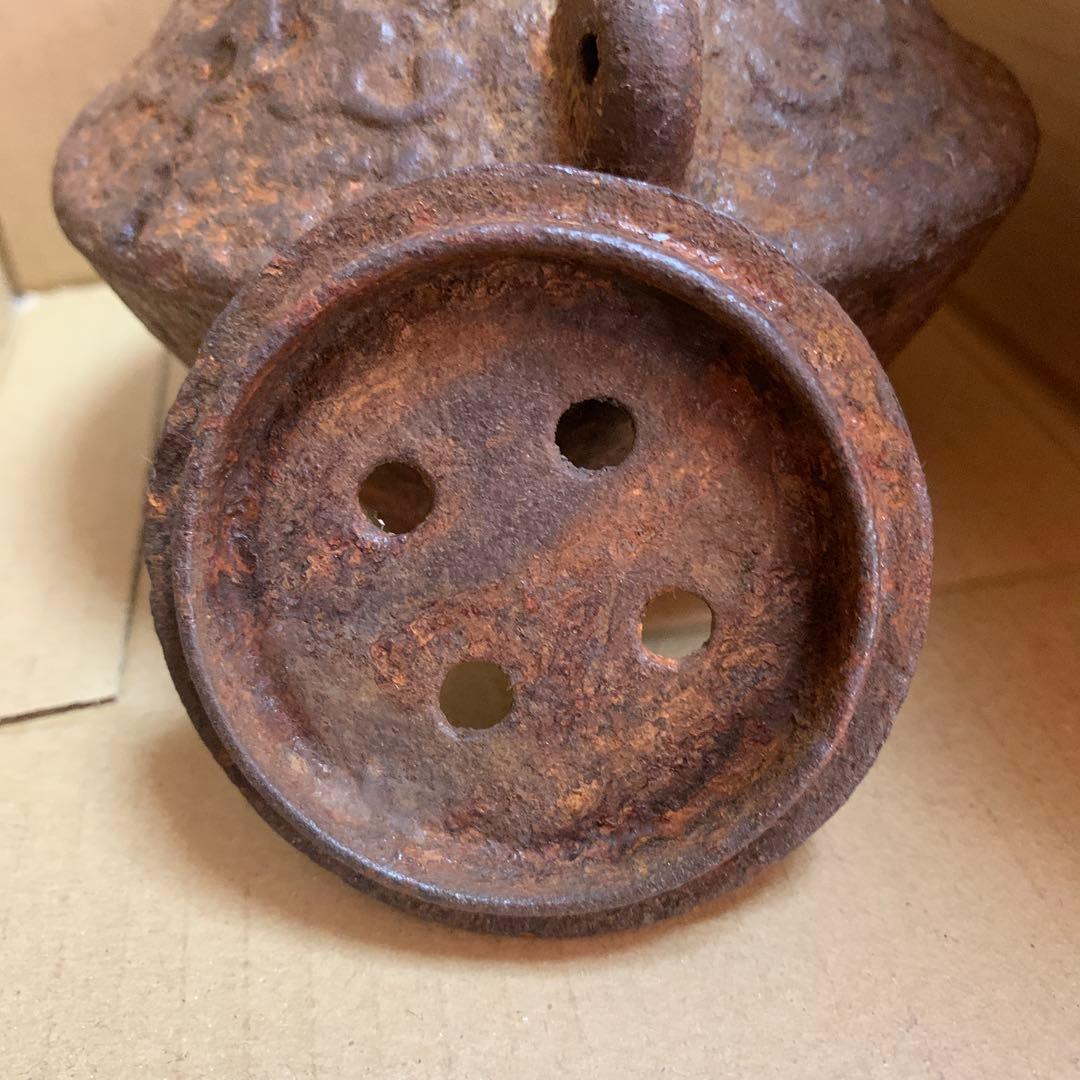 古鉄　香炉　茶釜形　骨董品