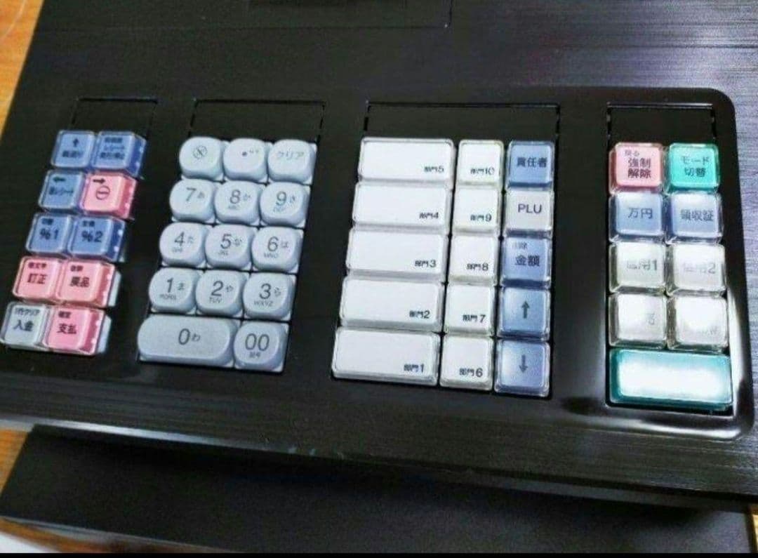 シャープレジスター　XE-A207　PC連携売上管理設定無料　001470