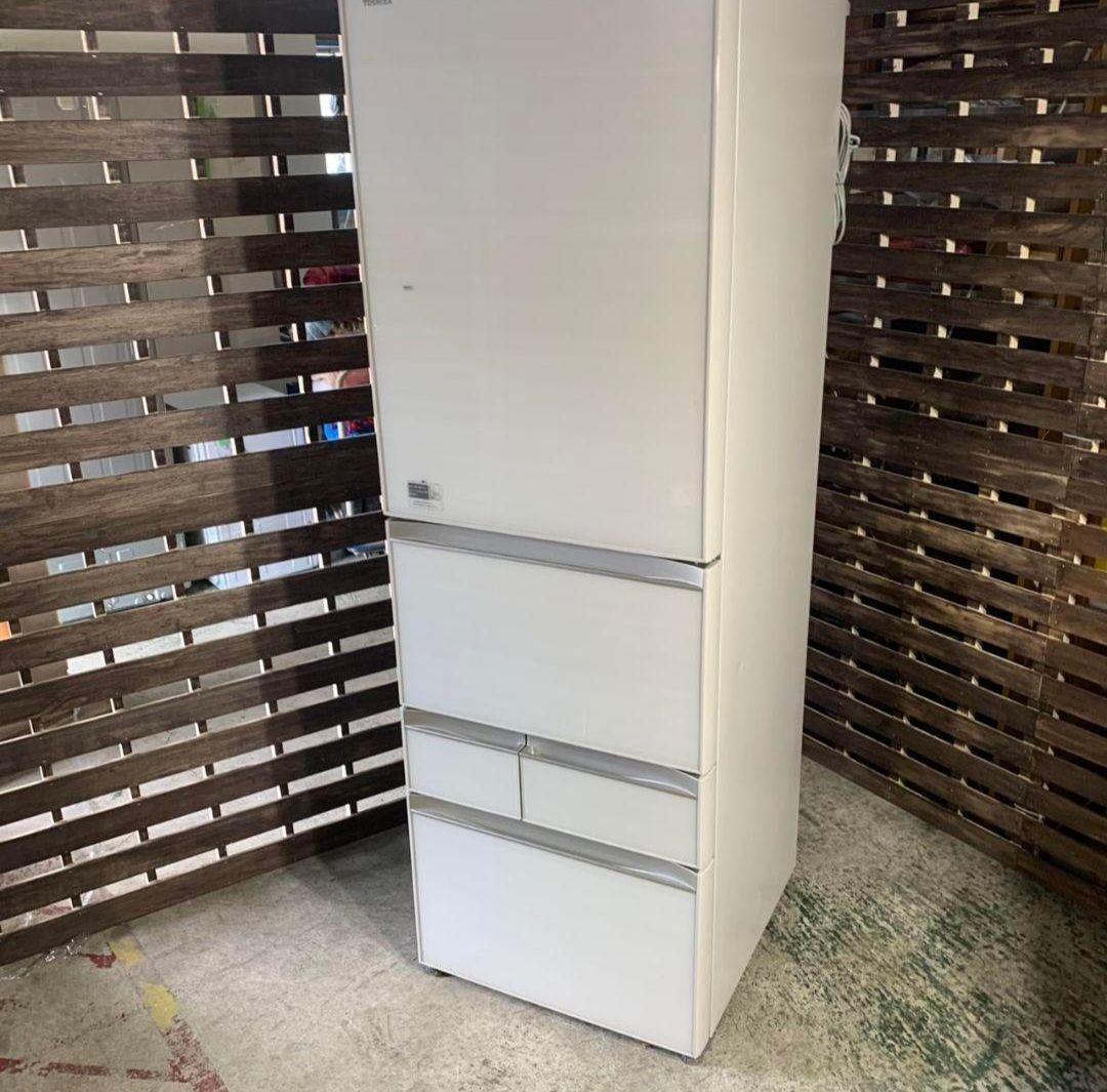H550R\" TOSHIBA 5ドア410L 冷蔵庫 GR-J43GXV(ZC)