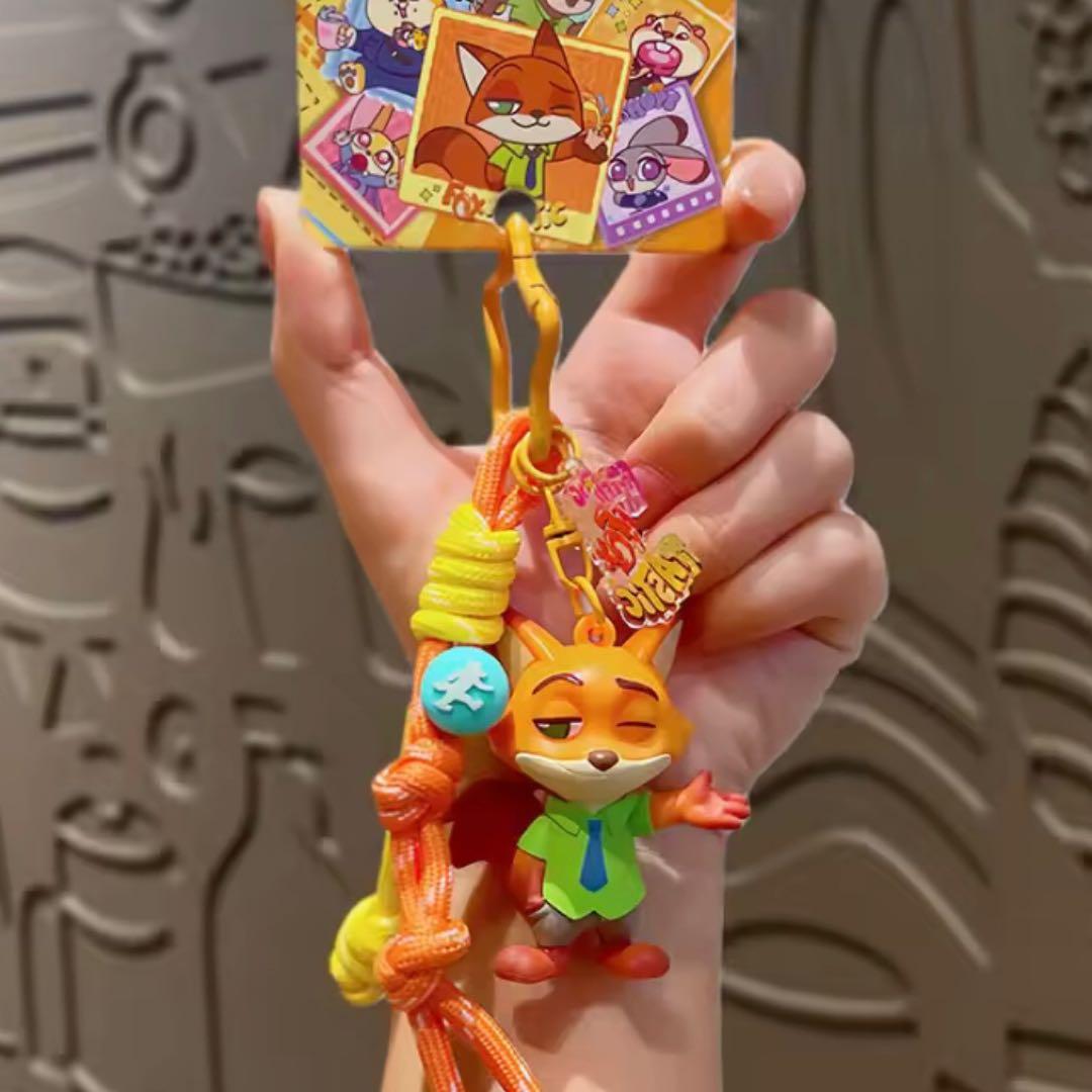 コンプリート6点セット❣️ズートピア ニック・ワイルド キーホルダー ストラップ