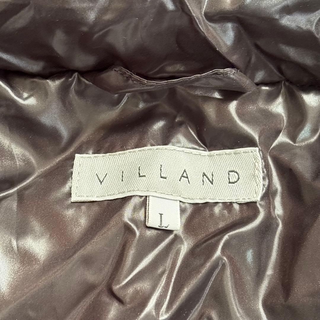 00's y2k ダウンジャケット　光沢 中綿ジャケット ファー　L　平成