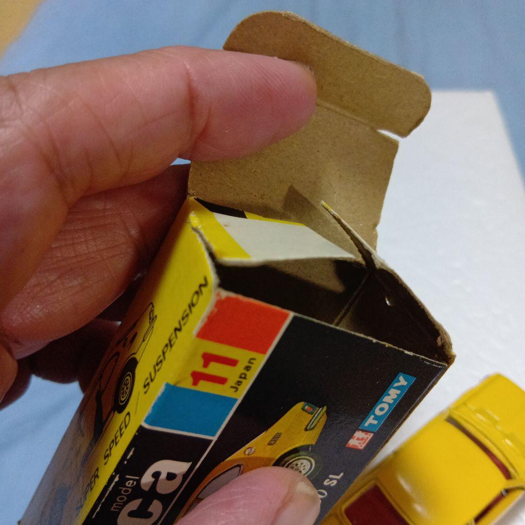 香港トミカ　トヨタ　スプリンター1200 SL　イエロー　香港製　元箱あります。