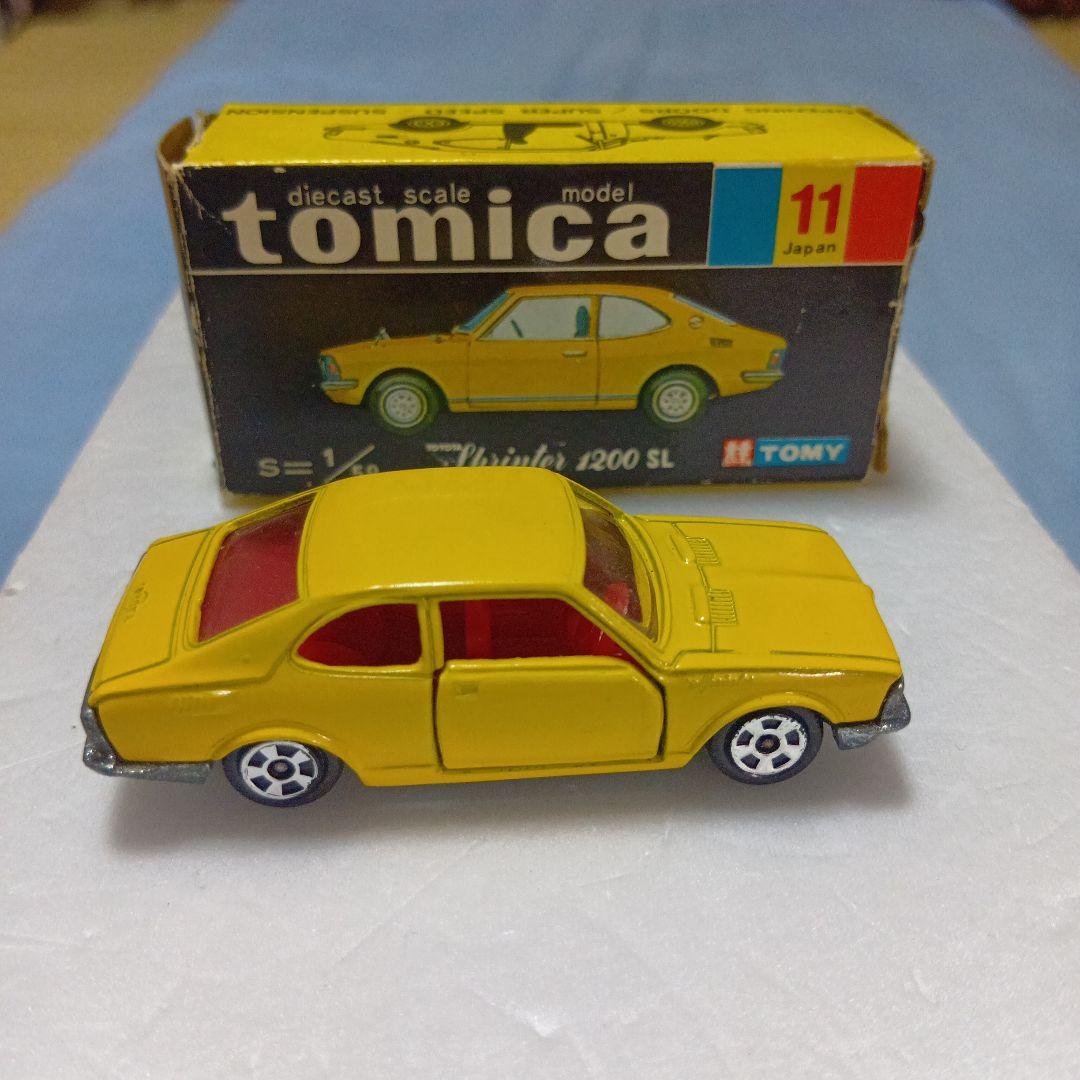香港トミカ　トヨタ　スプリンター1200 SL　イエロー　香港製　元箱あります。