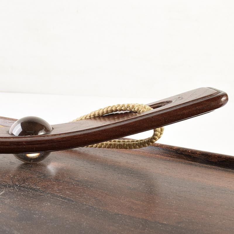 仏教美術　桑製水晶装飾　漢文刻　如意　前大徳　中村戒仙　書付箱　M　R7541