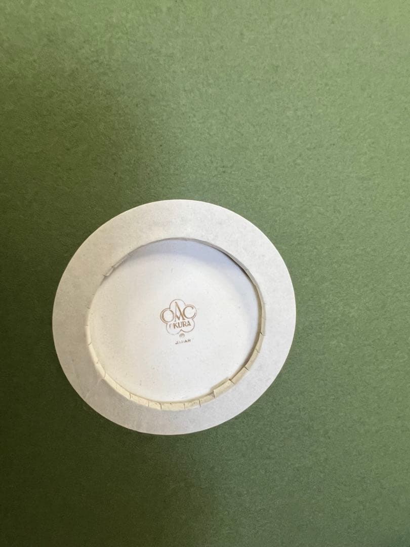 大倉陶園　陶額　ホワイトローズ