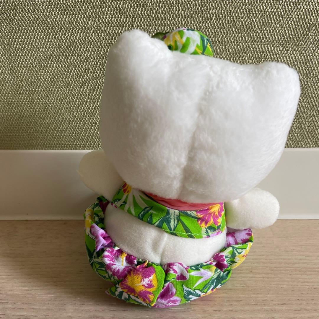 サンリオ　ハワイアンハローキティ ハイビスカス　ぬいぐるみ　平成レトロ　レア