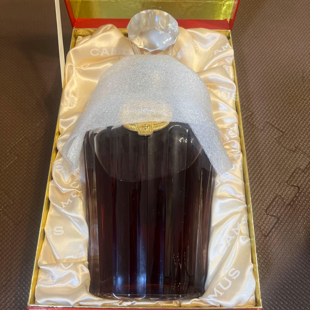 【未開栓】古酒CAMUS Cognac Baccarat 2000ギフトボックス