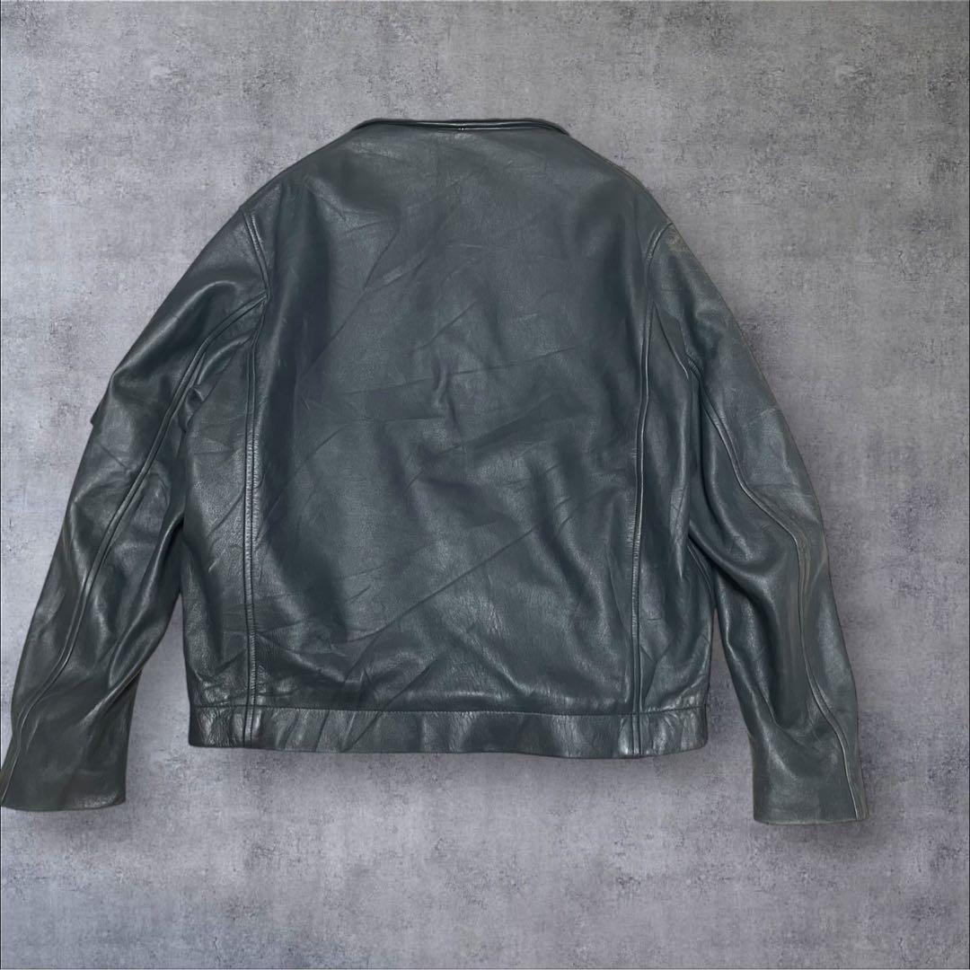 フランス空軍 pilot Leather Jacket ECLAIR zip