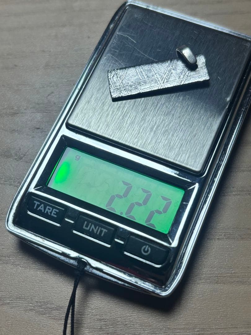 ギベオン 隕石 プレート 2.22g 25.5×8.5×1.3㎜