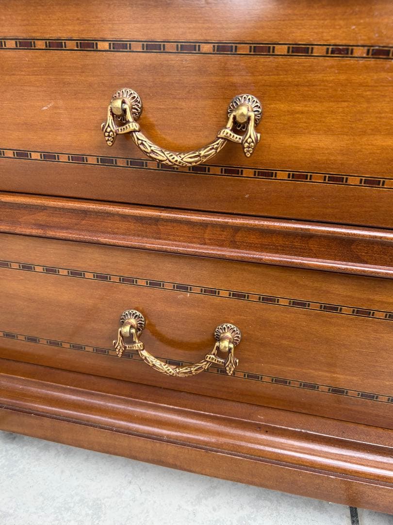 アンティーク　ヴィンテージ　ガラスキャビネット　ディスプレイ　食器棚