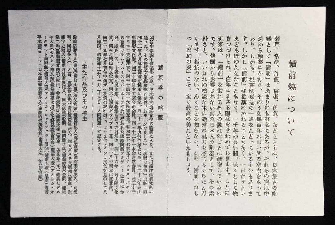 専用【最上位作】人間国宝 藤原啓 　牡丹餅窯変花入　M227