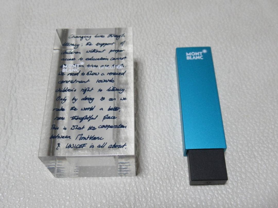 非売品 未使用 2009年 共箱付◆モンブラン ユニセフ 1GB USBメモリ