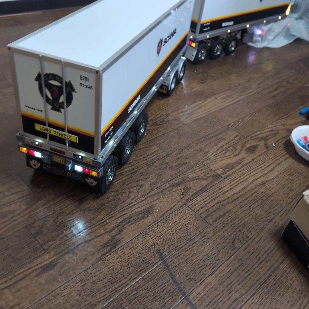 【ピートクロウアームストロングさん専用】タミヤ1/14フラットベッドセミトレ