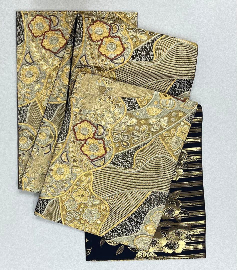 振り袖　フルセット　別誂長襦袢　辻ヶ花　金彩加工　金通し　全通袋帯　694