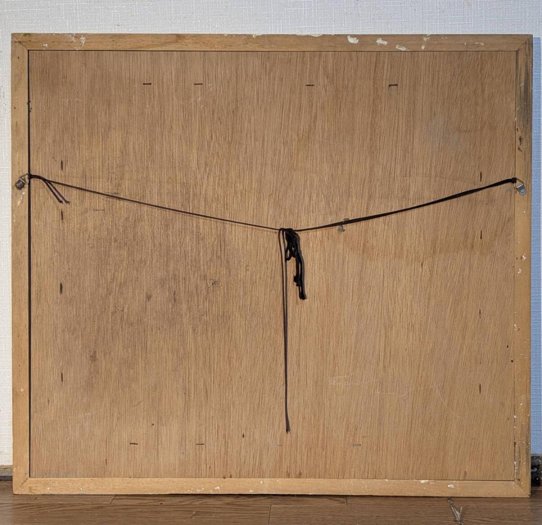 【真作】絵画　油彩10号　ヨーロッパ都市情景　印象派風　静謐なる風景画　X139