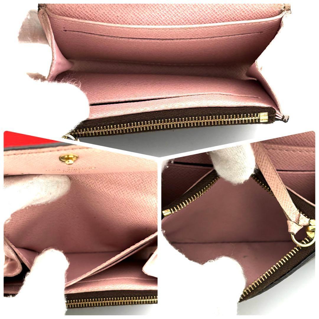 ☆美品☆ルイヴィトン ケース 財布 モノグラム ポルトモネロザリ ローズ