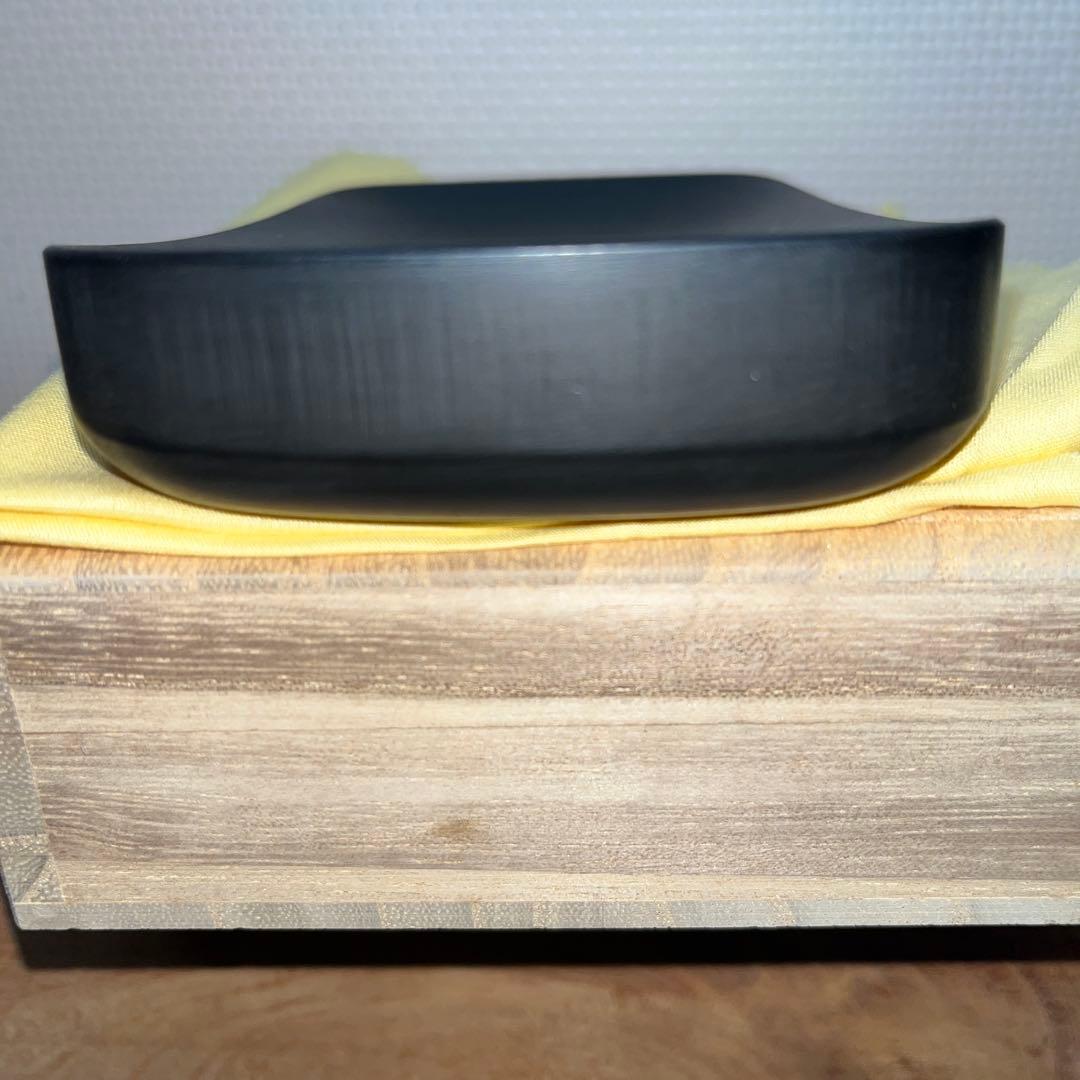 ⭕️雨端硯　12代　雨宮弥兵衛　特殊研　猿面研　希少作品　新品美品　姿が美しい