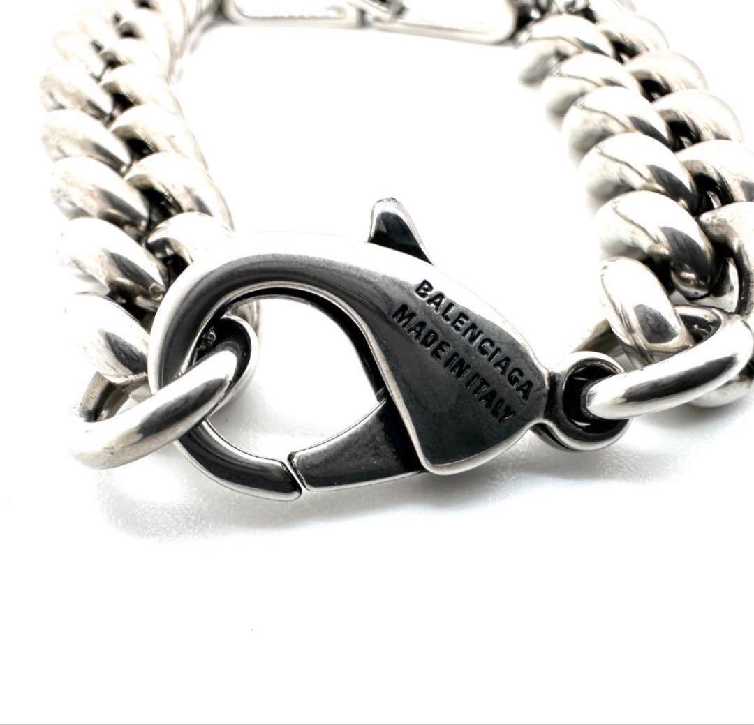 M3926 BALENCIAGA バレンシアガ BBロゴ チェーンブレスレット