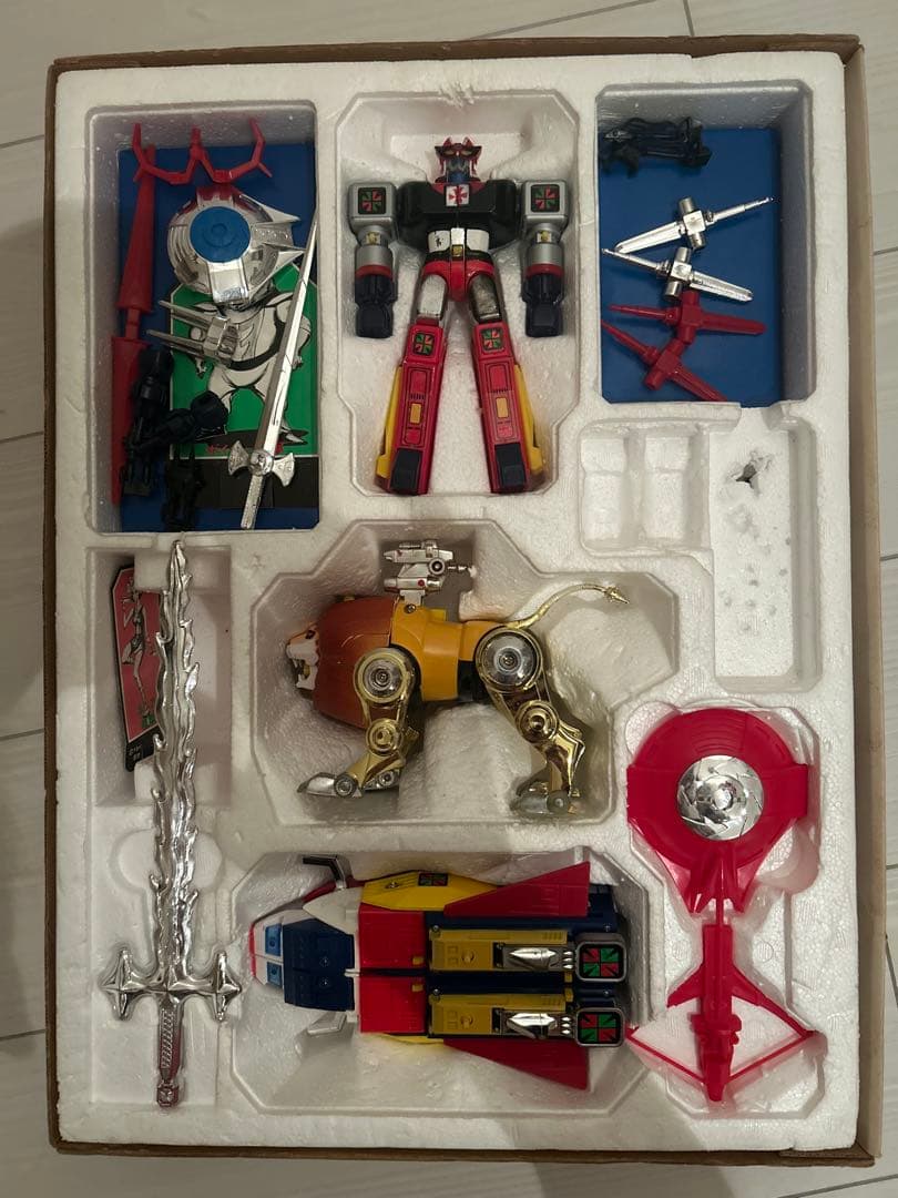 【当時品】世界の超合金 未来ロボ ダルタニアス 未来合体 ポピー