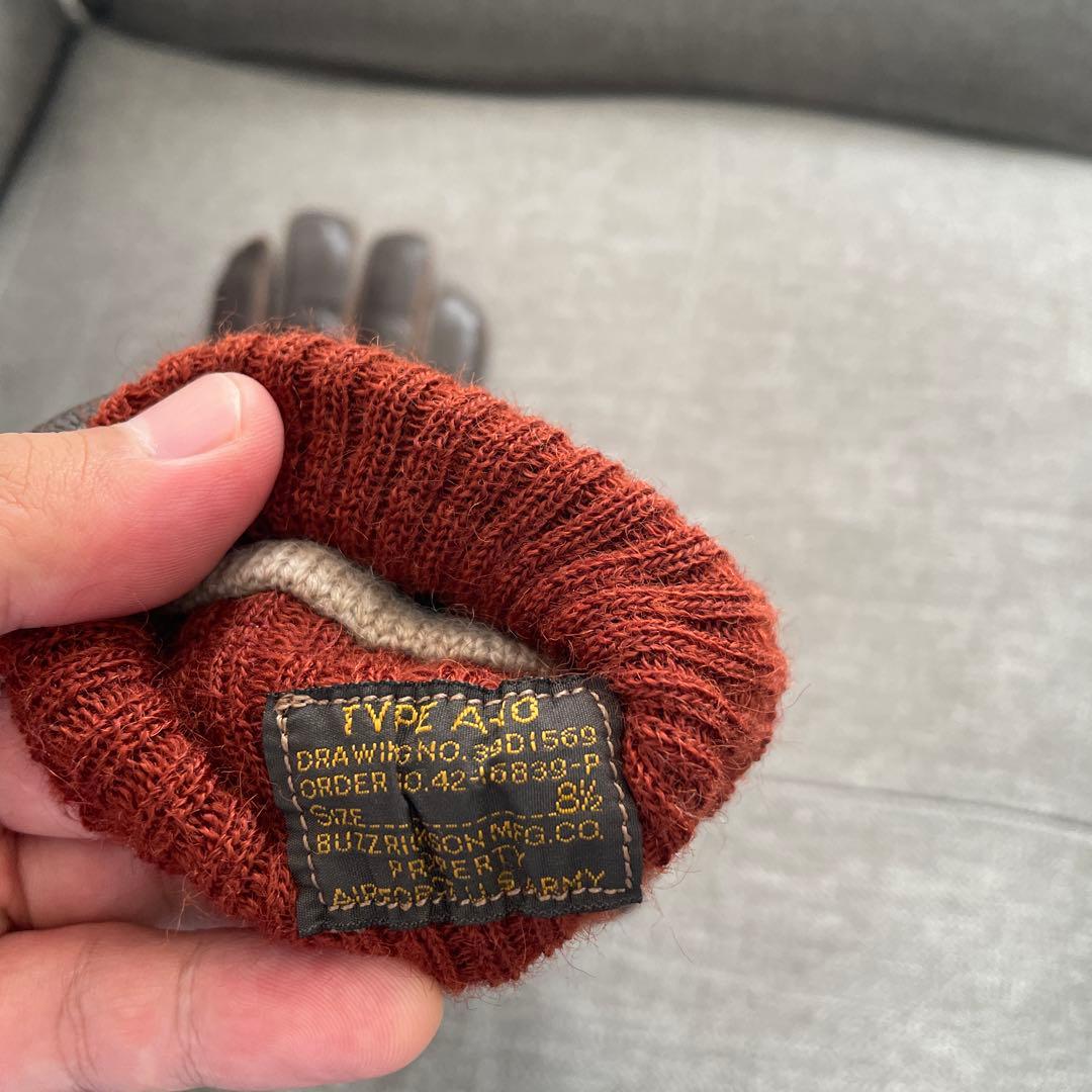 バズリクソン A-10 グローブ サイズ8 1/2 赤リブ