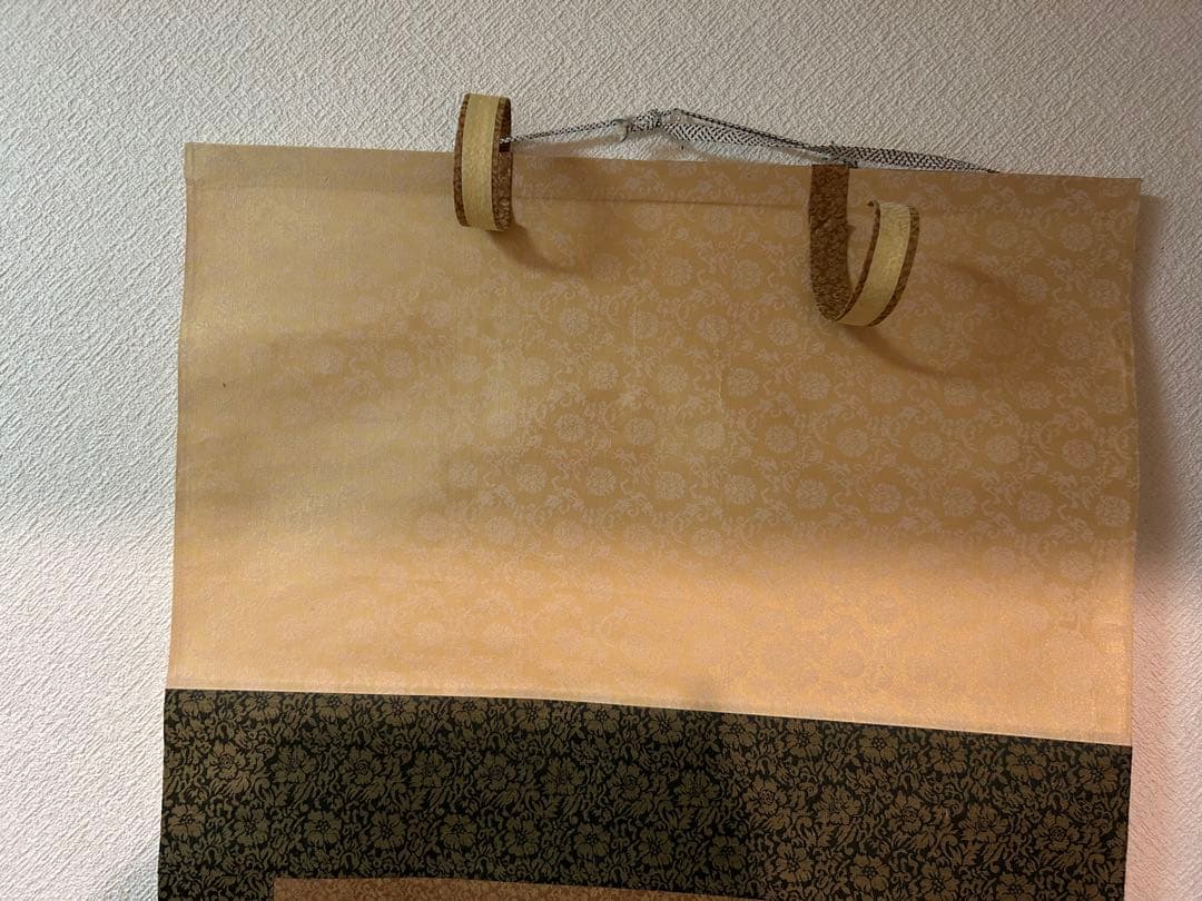 水墨画 山水画 竹ノ風景画 掛け軸 壁掛け飾り