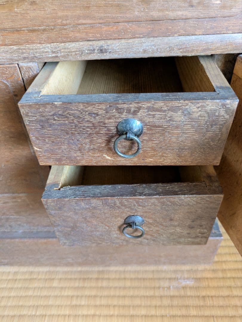 昭和?レトロ　木製和風タンス 引き出し付き