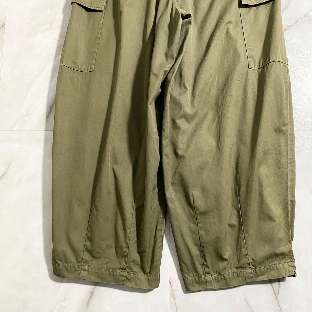 A16600 近年モデル 美品 ハーベスティ サーカスカーゴパンツ カーキ 2