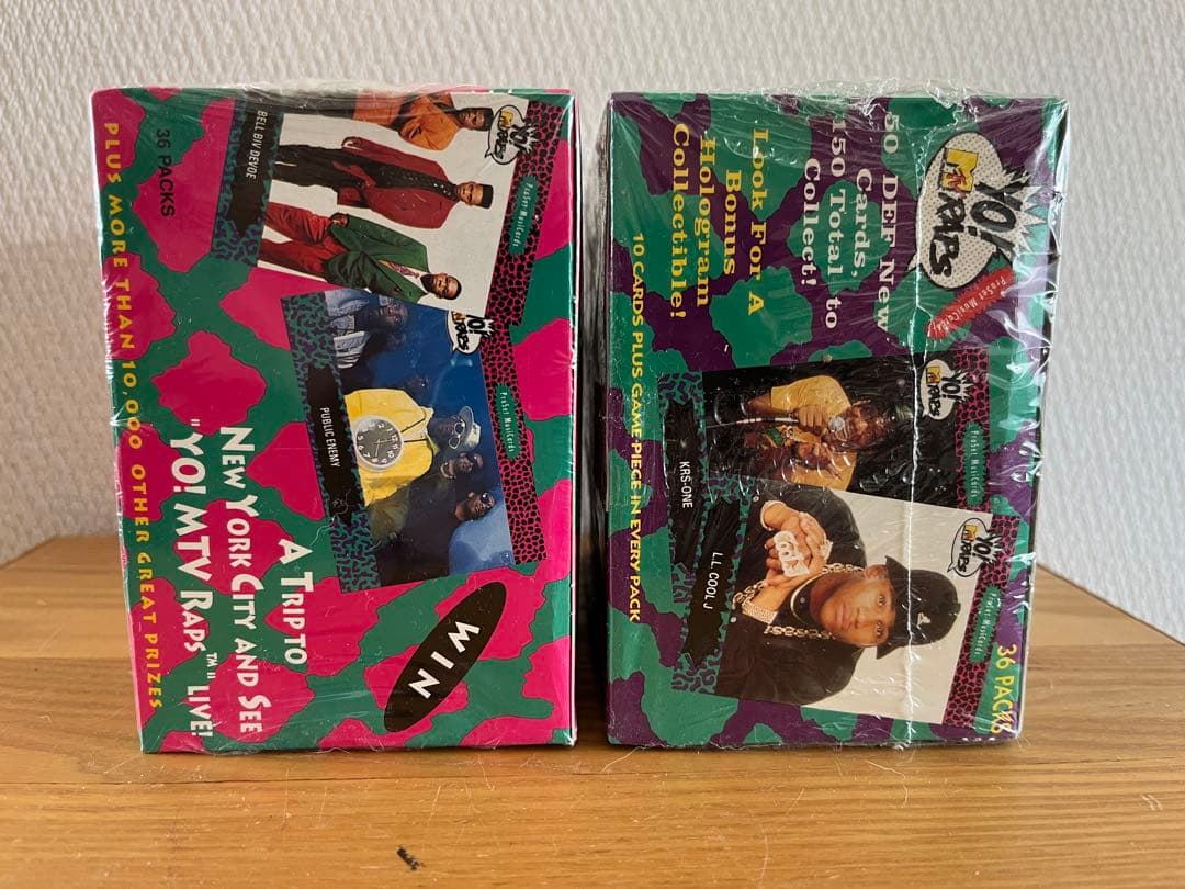 YO! MTV RAPSトレーディングカード 未開封 vol1&vol2