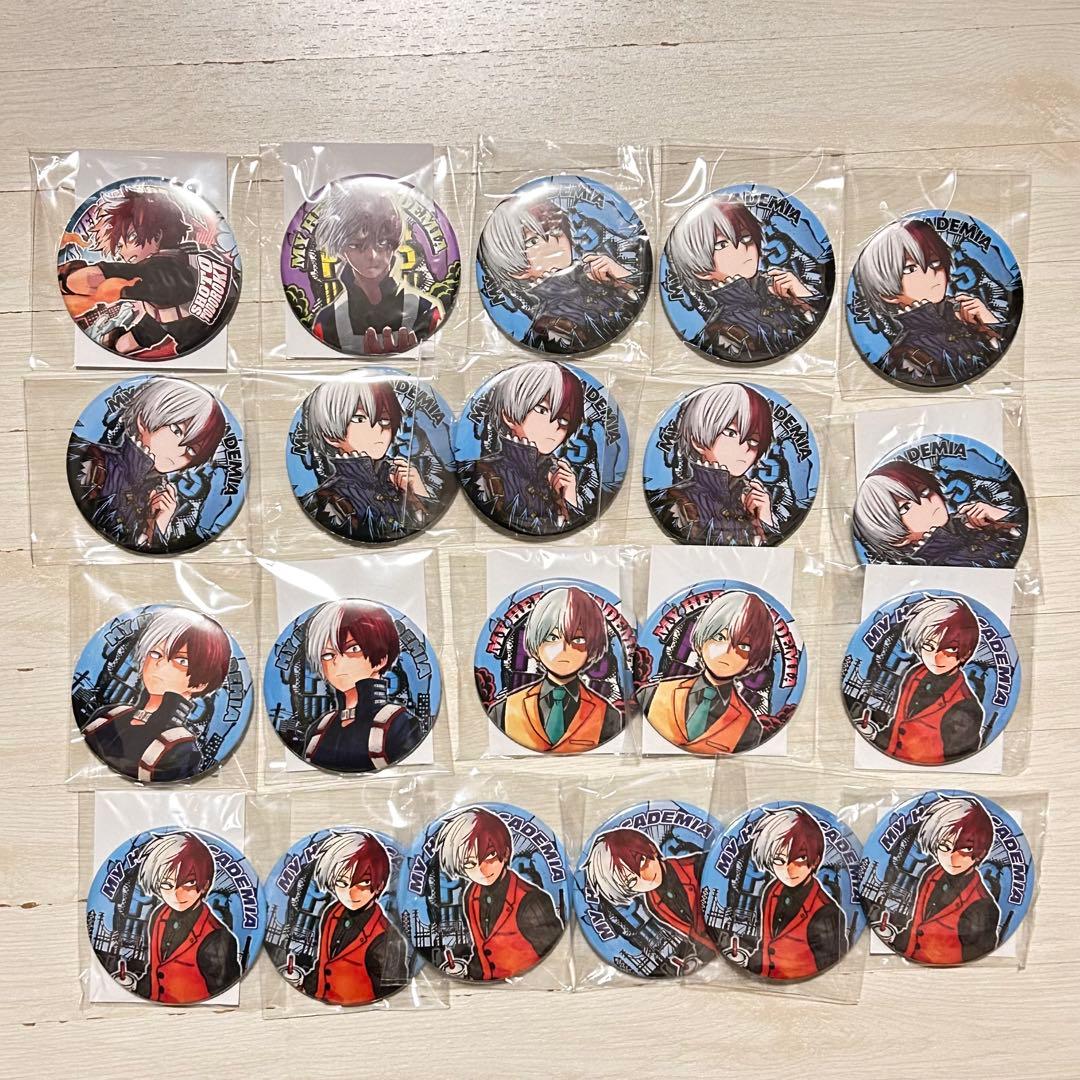 轟焦凍 原作缶バッジ