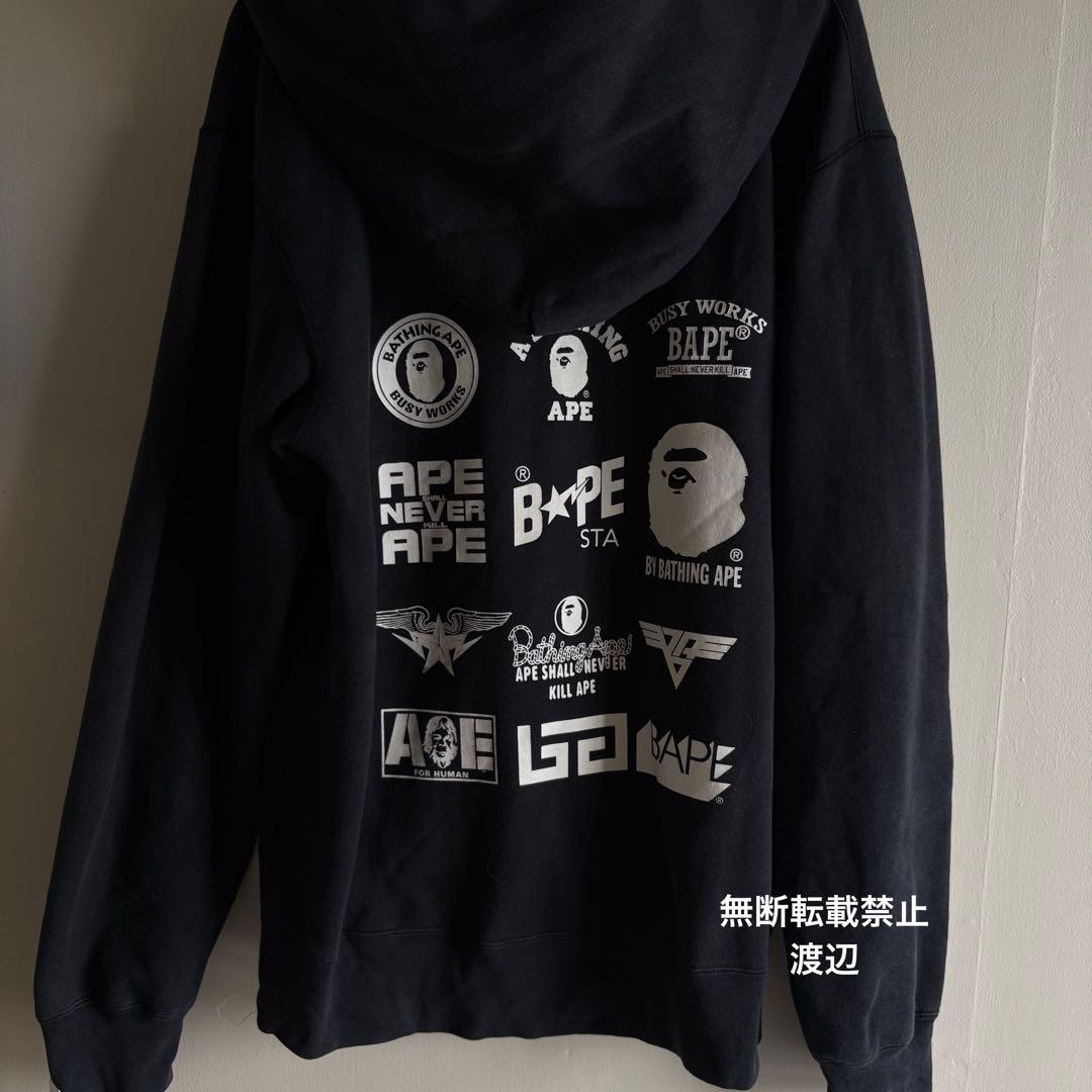 BAPE APEジップパーカー A BATHING APE