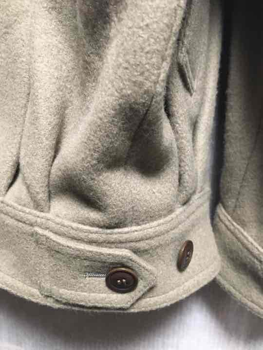 9*様 美品 dior メルトン モーターサイクルジャケット L カーキ