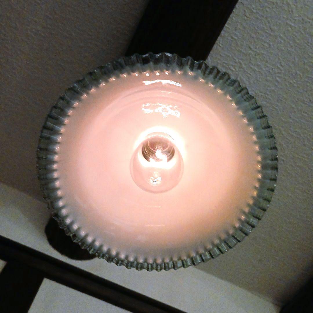 ガラスランプシェード 　　　　アンティーク