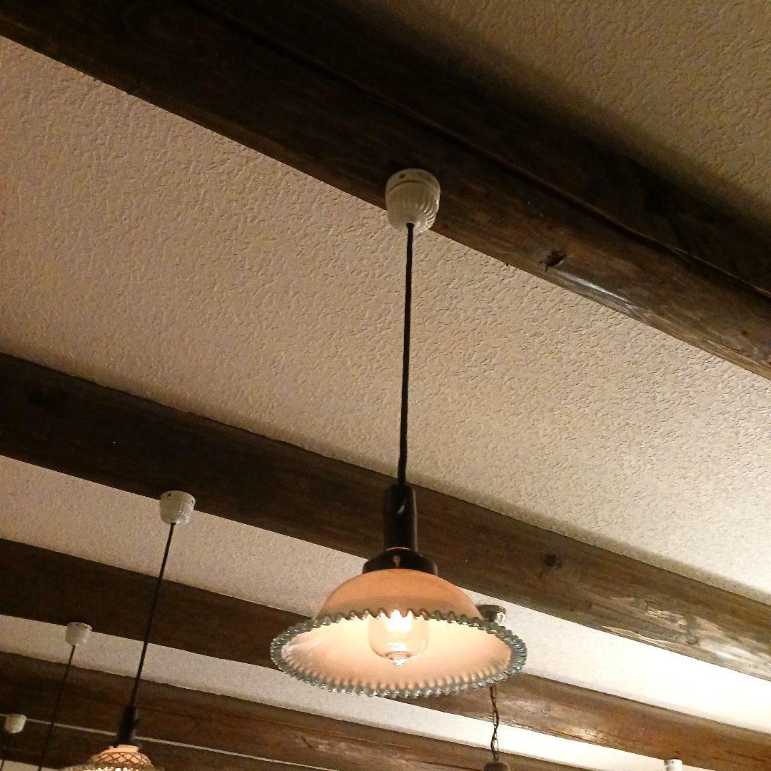 ガラスランプシェード 　　　　アンティーク