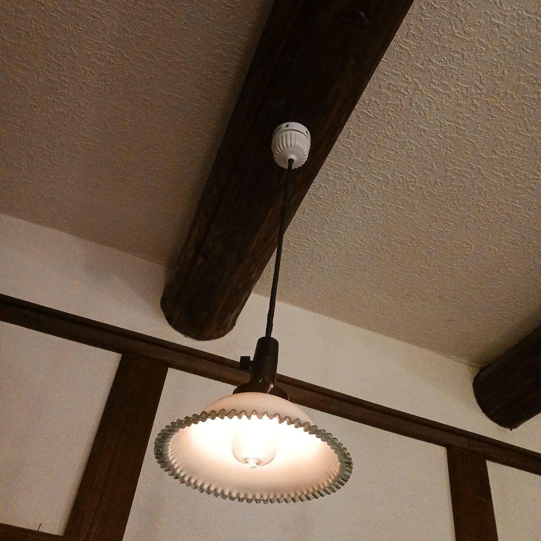 ガラスランプシェード 　　　　アンティーク