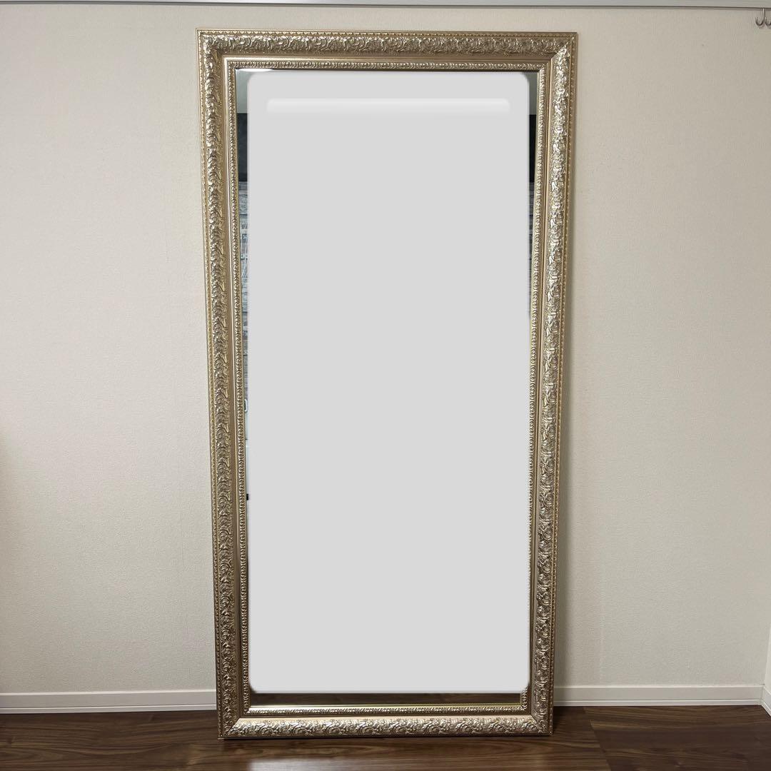 【限定セール¥22,000→¥13,000】全身鏡　幅90cm アンティーク