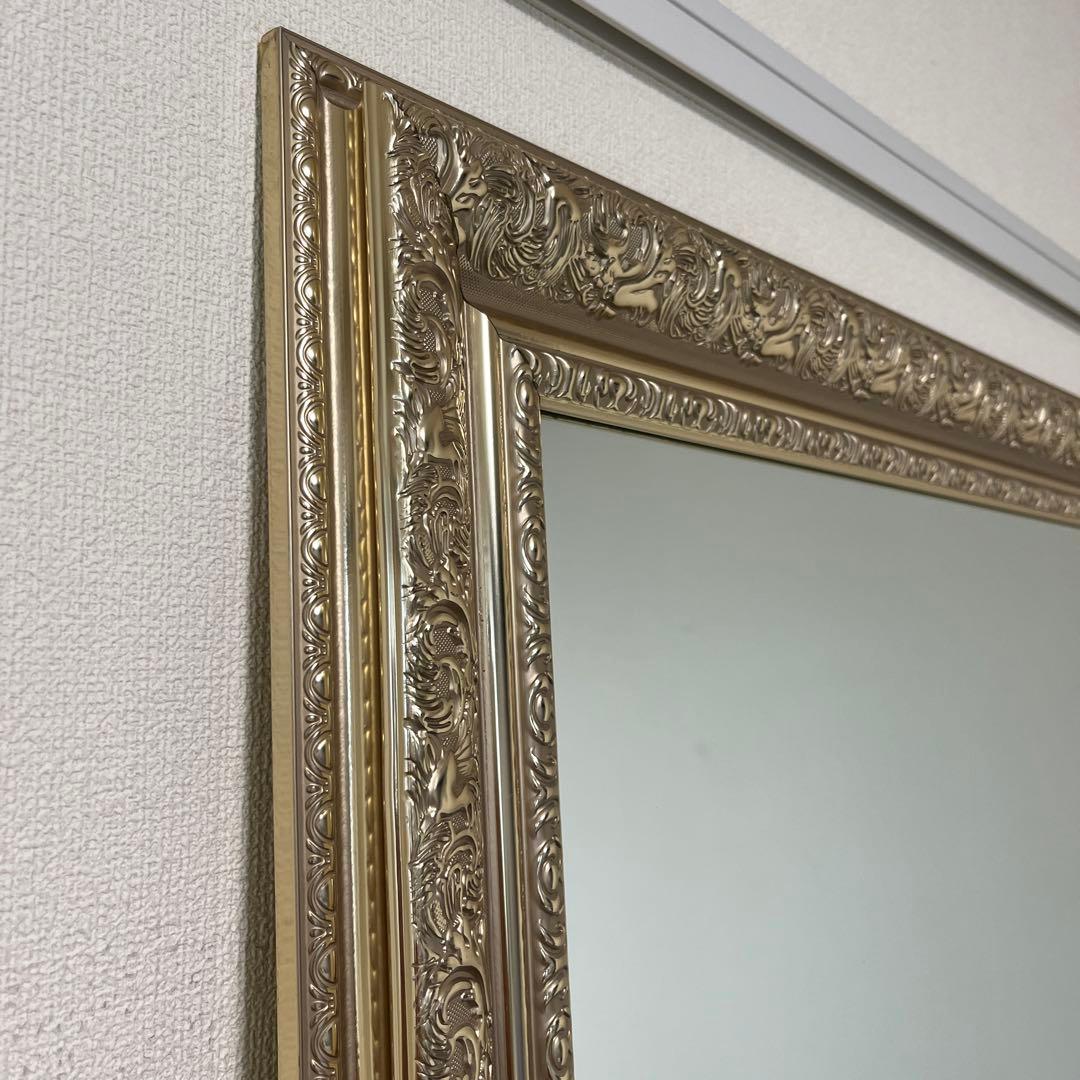 【限定セール¥22,000→¥13,000】全身鏡　幅90cm アンティーク