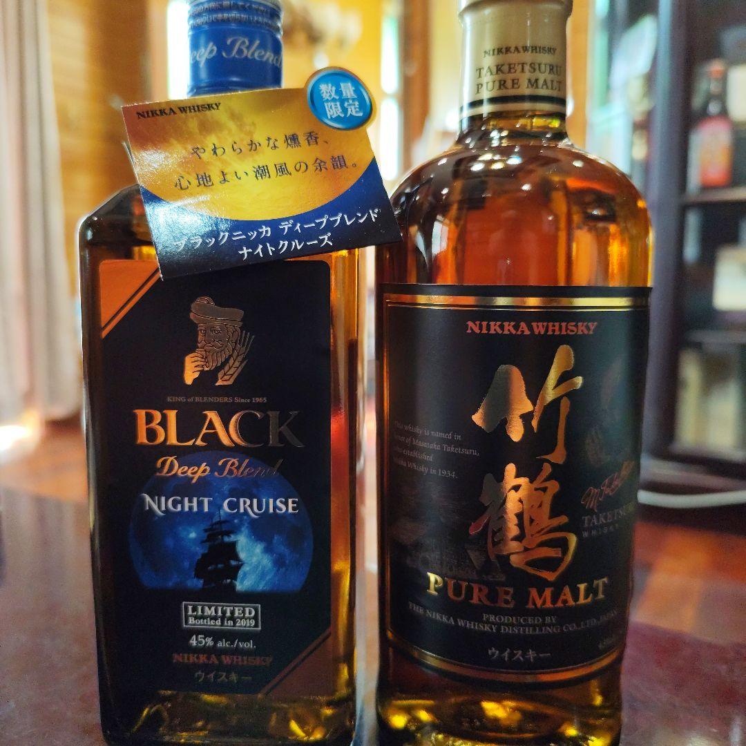 NIKKA ブラックディープブレンドナイトクルーズ & 竹鶴ピュアモルト
