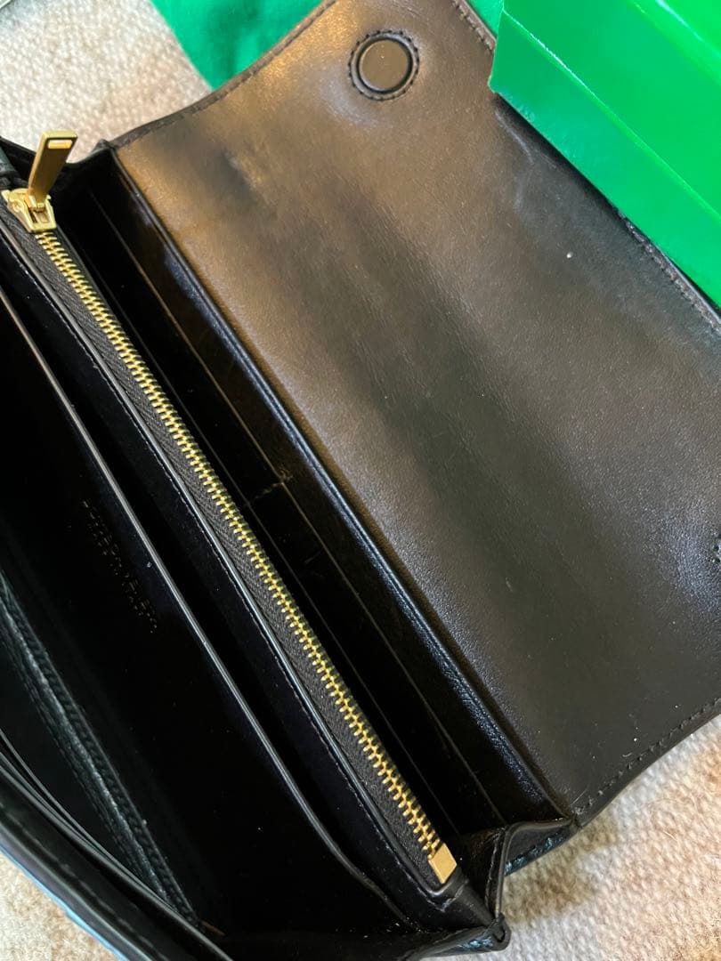 BOTTEGA VENETA 長財布 カセット ラージ フラップウォレット