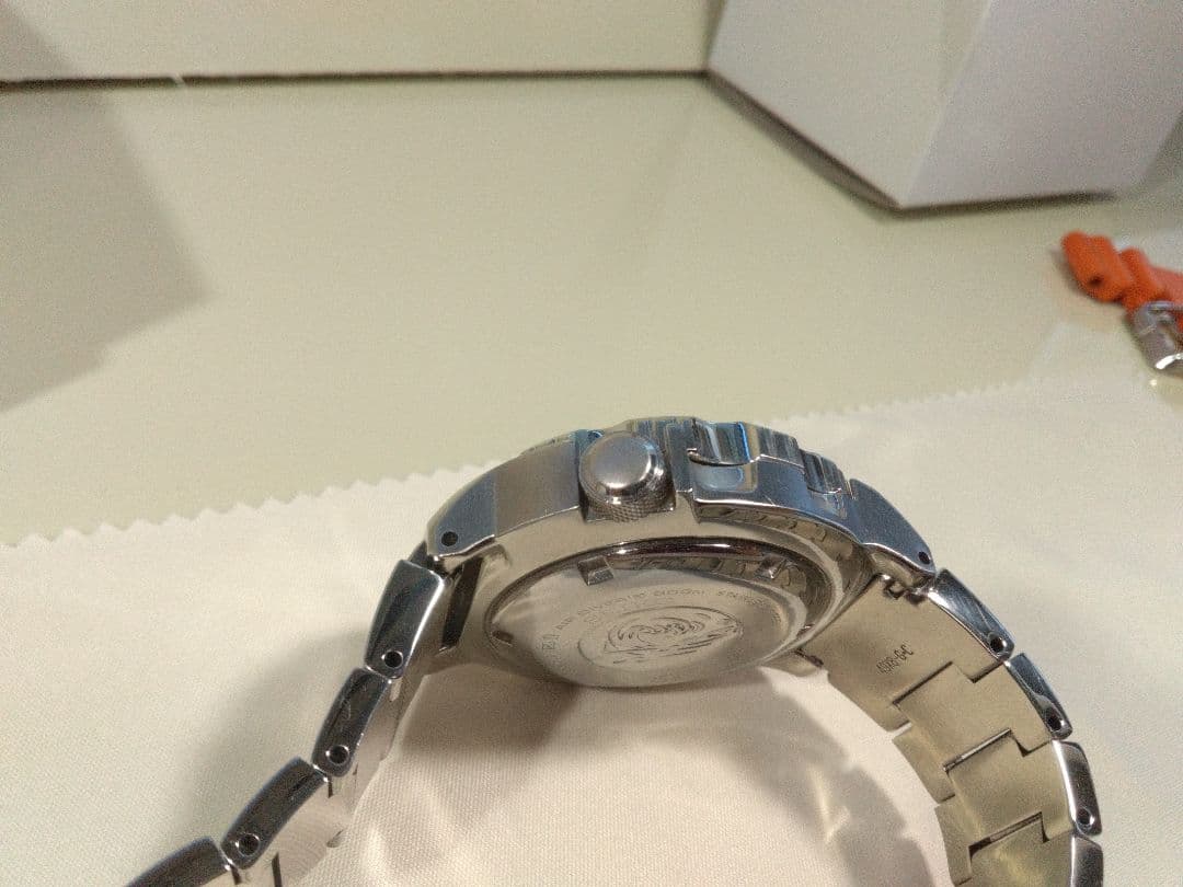 ち*ー様 美品 セイコーダイバー オレンジモンスター　シャークトゥース 1部難あ